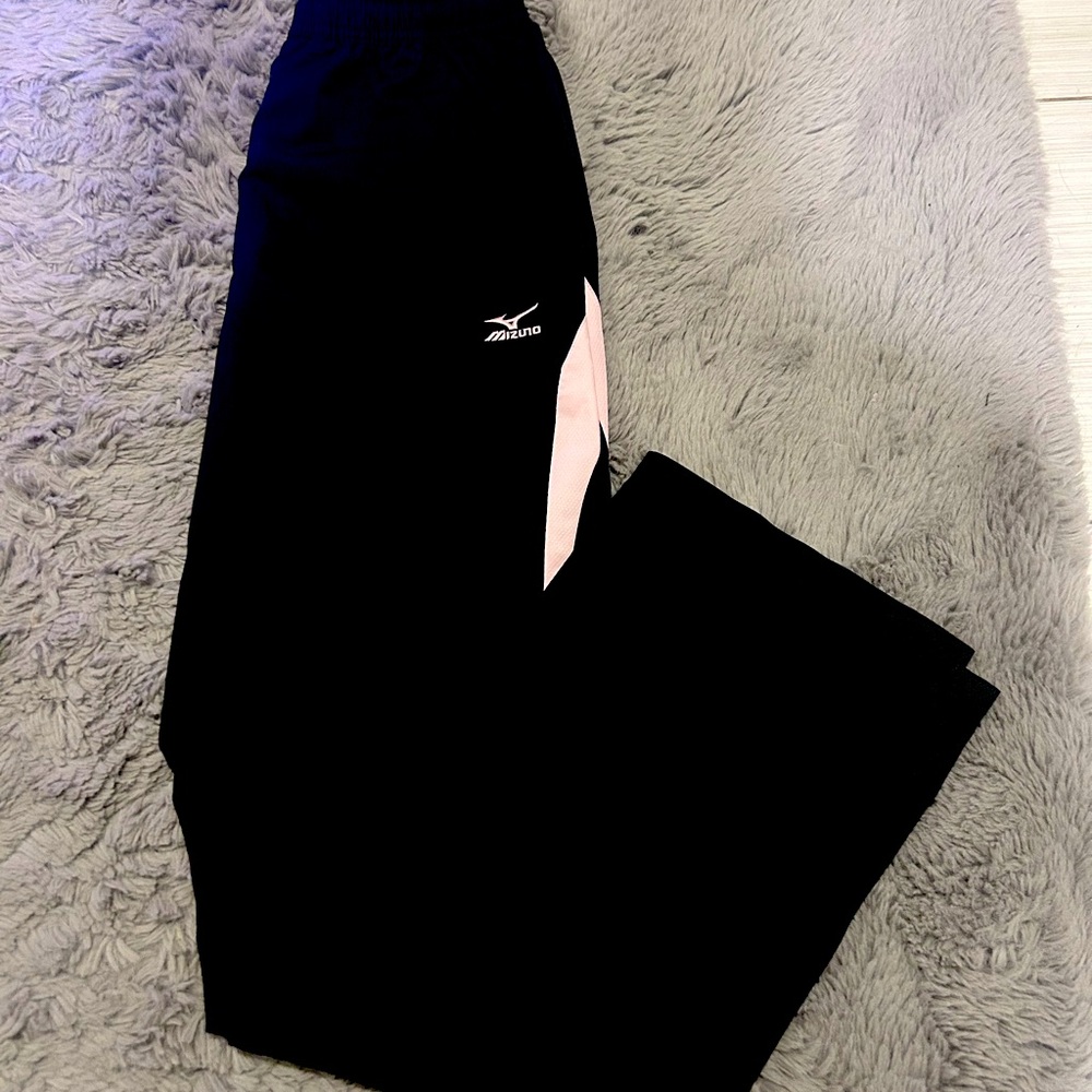 Black and pink Mizuno Pants